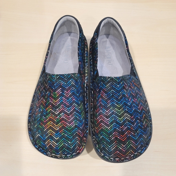 Alegria by PG Lite Debra Seville Ric Rac Rainbow Loafers - sz 37 EU - Picture 2 of 13